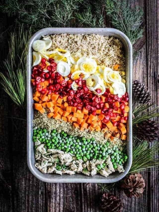Chicken, Sweet Potato, and Pea Medley - Homemade dog food recipes for senior dogs
